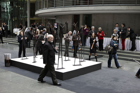 Besucher der Ausstellung 