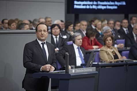Staatspräsident  François Hollande