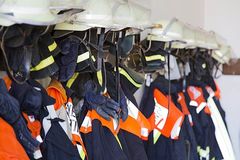 Schutzkleidung der freiwilligen Feuerwehr