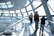 Reichstagskuppel mit Besuchern