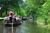 Touristen in Boot / Luebbenau