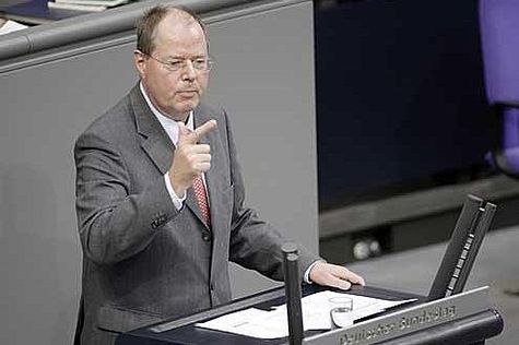Bundesfinanzminister Peer Steinbrück (SPD) 