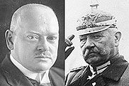 Otto von Bismarck and Paul von Hindenburg / Collage
