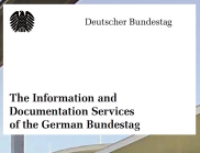 Zum Bestellservice für diese Publikation: Flyer: The Information and Documentation Services of the German Bundestag