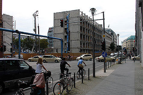 Stand der Umbauarbeiten am 22. Juli 2009