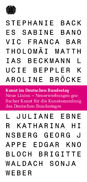 Flyer: Neue Linien – Neuerwerbungen grafischer Kunst für die Kunstsammlung des Deutschen Bundestages