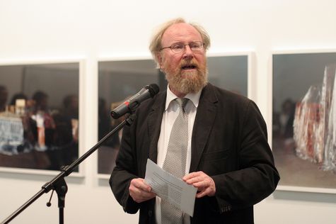 Vizepräsident Wolfgang Thierse sprach das Grußwort zur Ausstellung.
