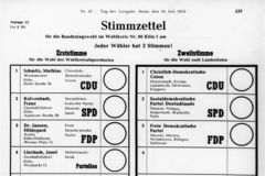 Stimmzettel