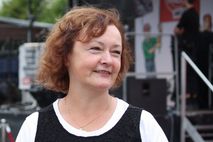Die Bundestagsabgeordnete Kerstin Kassner (Die Linke)