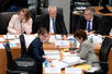 Blick in die Sitzung des Bundeswahlausschusses mit Roderich Egeler.