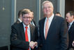 Bundestagsvizepräsident Peter Hintze und Hans-Peter Bartels