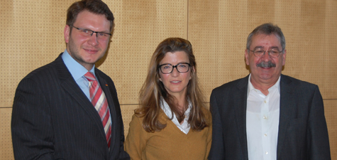 Marian Wendt (CDU/CSU), Dr. Sarah Jacquier, Gerold Reichenbach (SPD) (v.l.)