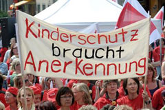 Plakat für Kinderschutz