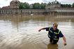 Flut im Zwinger