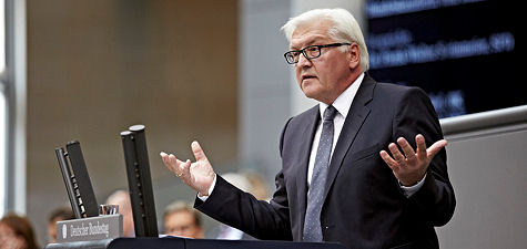 SPD-Fraktionsvorsitzender Frank-Walter Steinmeier