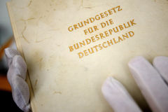 Faksimile des Grundgesetzes 