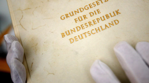 Faksimile des Grundgesetzes 