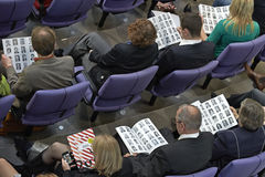 Députés en salle plénière