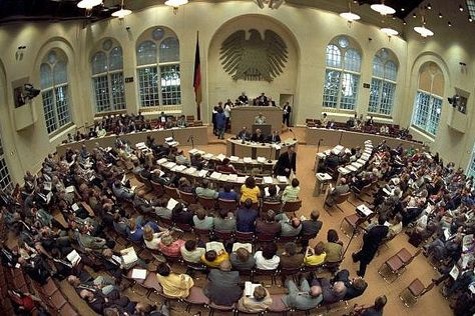 Blick in den Plenarsaal in Bonn 1992.