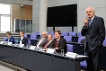 Renate Künast (B90/Grüne), Michael Kretschmer (CDU/CSU ), Frank-Walter Steinmeier (SPD), Grgor Gysi (Linke), Florian Toncar (FDP) und Ulrich Deppendorf
