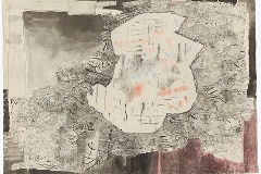 Gerhard Altenbourg Große Landschaft, 1953, chinesische Tusche und Aquarell auf Papier