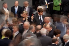 Abstimmung im Plenum des Bundestages