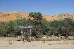Solaranlage in Namibia