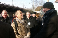 Der Abgeordnete Gero Storjohann (links) im Gespräch mit dem Petenten.