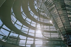 Inneres der Reichstagskuppel