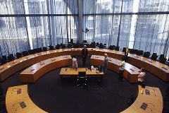 Ein Anhörungssaal im Paul-Löbe-Haus