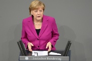 Bundeskanzlerin Merkel spricht zur Generalaussprache