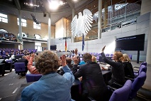 Abstimmung im Deutschen Bundestag