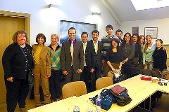 Delegation mit Bewerbern aus Litauen