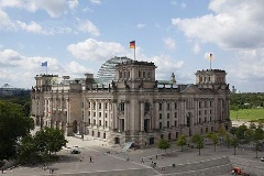 Reichstagsgebäude von Nord-Osten