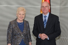 Irena Degutienė und Norbert Lammert