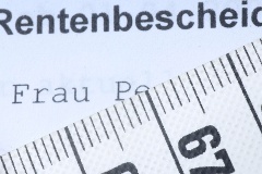 Ein weißes Blatt Papier mit der Aufschrift