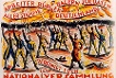 "Arbeiter, Bürger, Bauern, Soldaten aller Stämme Deutschlands vereinigt Euch zur Nationalversammlung", Plakat mit Wahlaufruf. Grafische Gestaltung: Cesar Klein (1876-1954)
