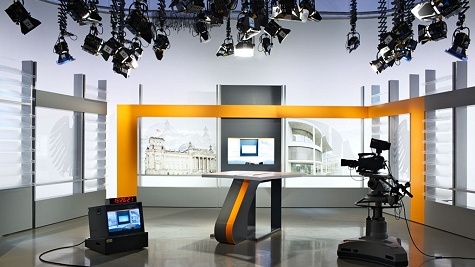 Behind the scenes - At the Parliamentary Television studio
