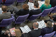 Députés en salle plénière