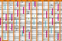 Calendrier des séances parlementaires pour 2014