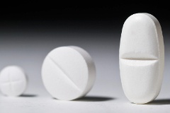 Tabletten in verschiedenen Größen
