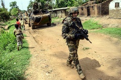 Symbolbild Kampftruppen in der Zentralafrikanischen Republik