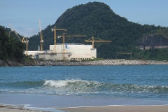 Baustelle des Druckwasserreaktors Angra 3 in Brasilien