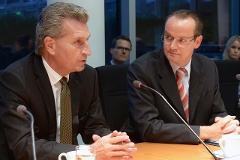 Günther Oettinger, Gunther Krichbaum