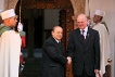 Bundestagspräsident Norbert Lammert (rechts) mit Abdelaziz Bouteflika, Präsident Algeriens .