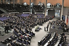 Ceremony in the plenary chamber