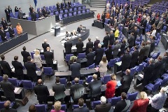 Gedenken an Jürgen Herrmann, Liselotte Funcke und Georg Leber im Bundestag