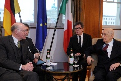 Norbert Lammert, Giorgio Napolitano