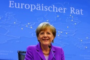 Bundeskanzlerin Angela Merkel beim Europäischen Rat im Juni 2014 in Brüssel