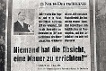 Ulbricht-Zitat im "Neuen Deutschland" vom 15. Juni 1961: "Niemand hat die Absicht, eine Mauer zu errichten!"